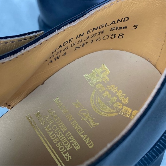 NEW Vintage Dr. Martens England Heel MaryJane UK 5 - Picture 10 of 11